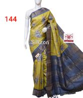 Pure Tussar Silk print saree